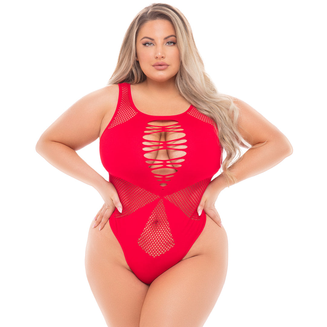 René Rofé Duchess Highneck Bodysuit