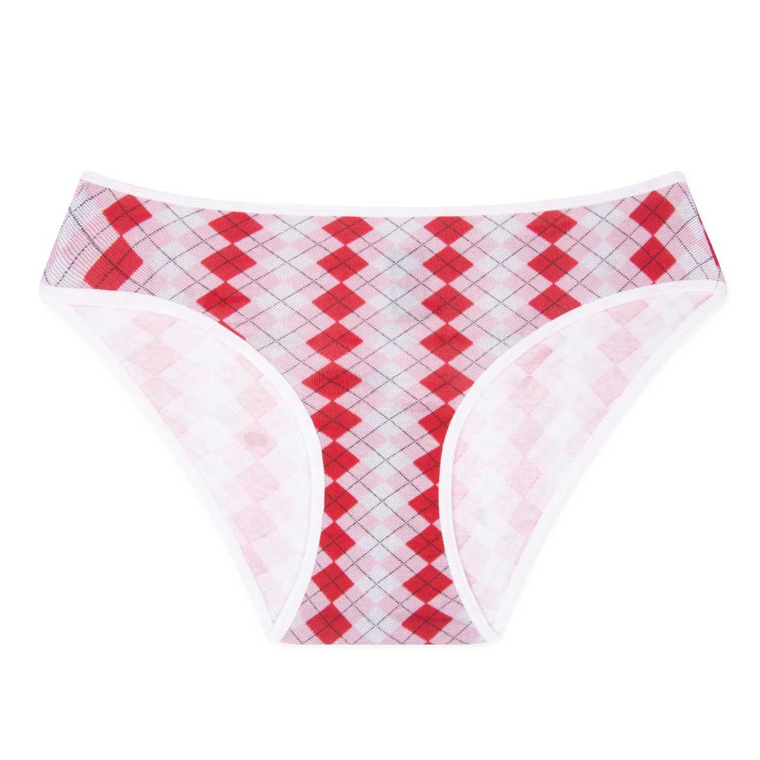 René Rofé Everyday  Basic Bikini in Checkered Red and Pink