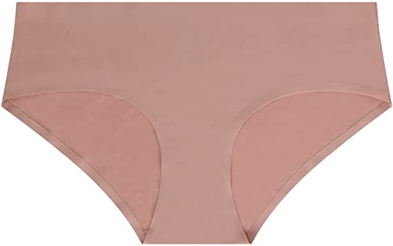 Brown Colored Panty as part of the René Rofé 5 Pack No Show Hipster Panties Set