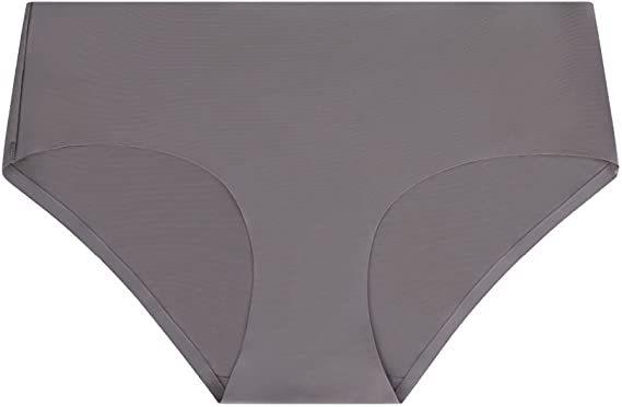 Dark Grey Colored Panty as part of the René Rofé 5 Pack No Show Hipster Panties Set
