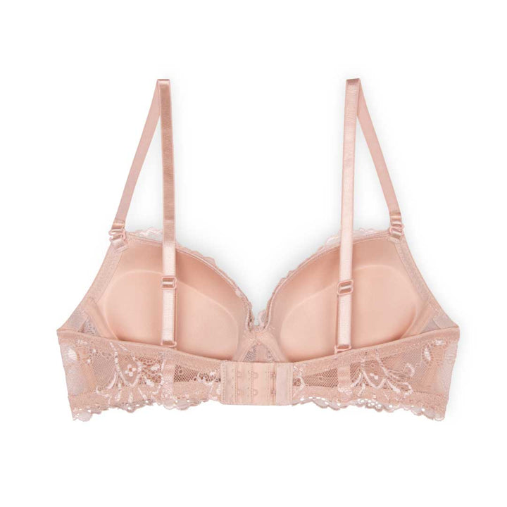 René Rofé Floral Lace Double Push Up Bra 3 Pack