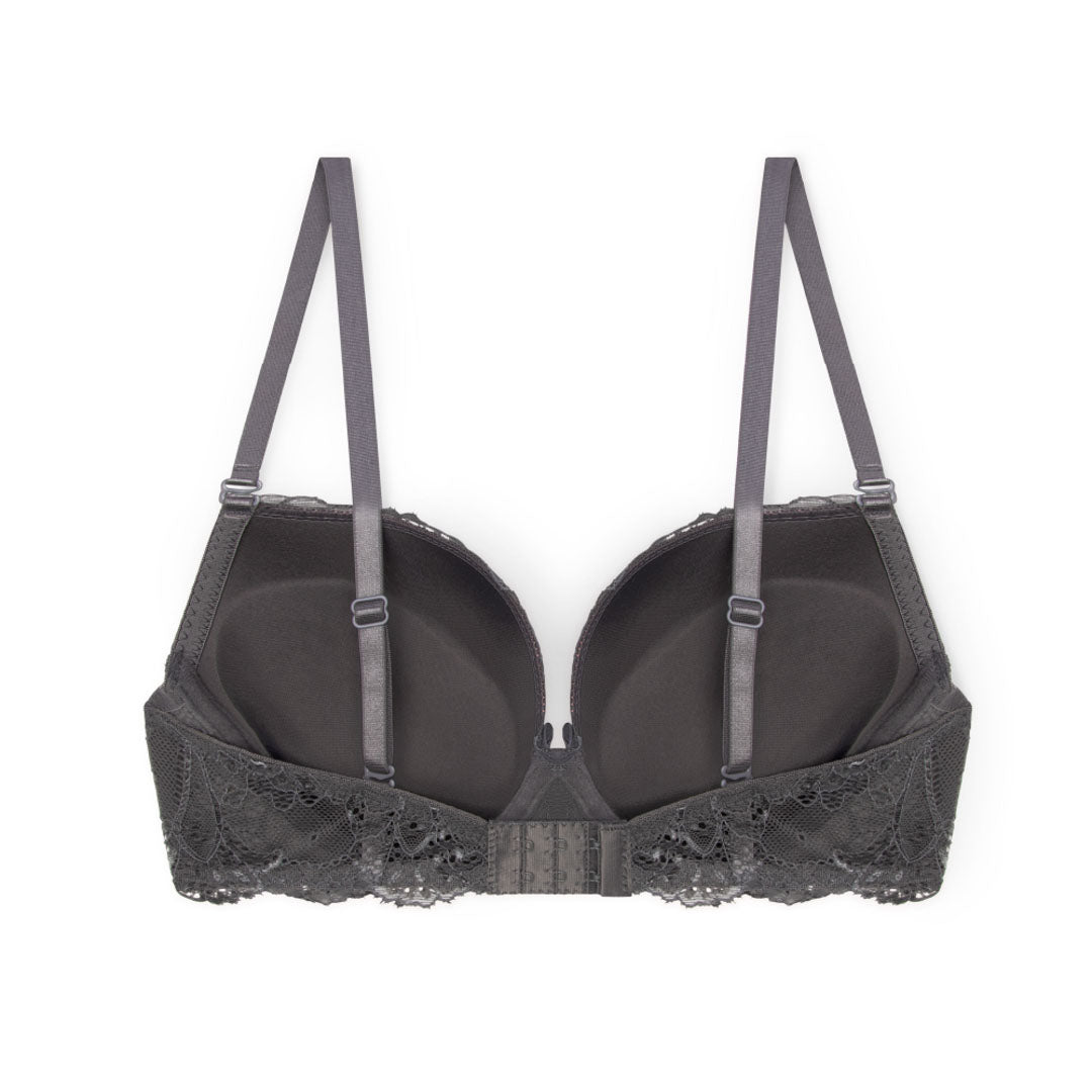 René Rofé Floral Lace Double Push Up Bra 3 Pack