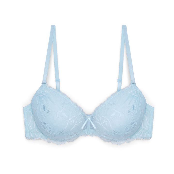 René Rofé Floral Lace Double Push Up Bra 3 Pack