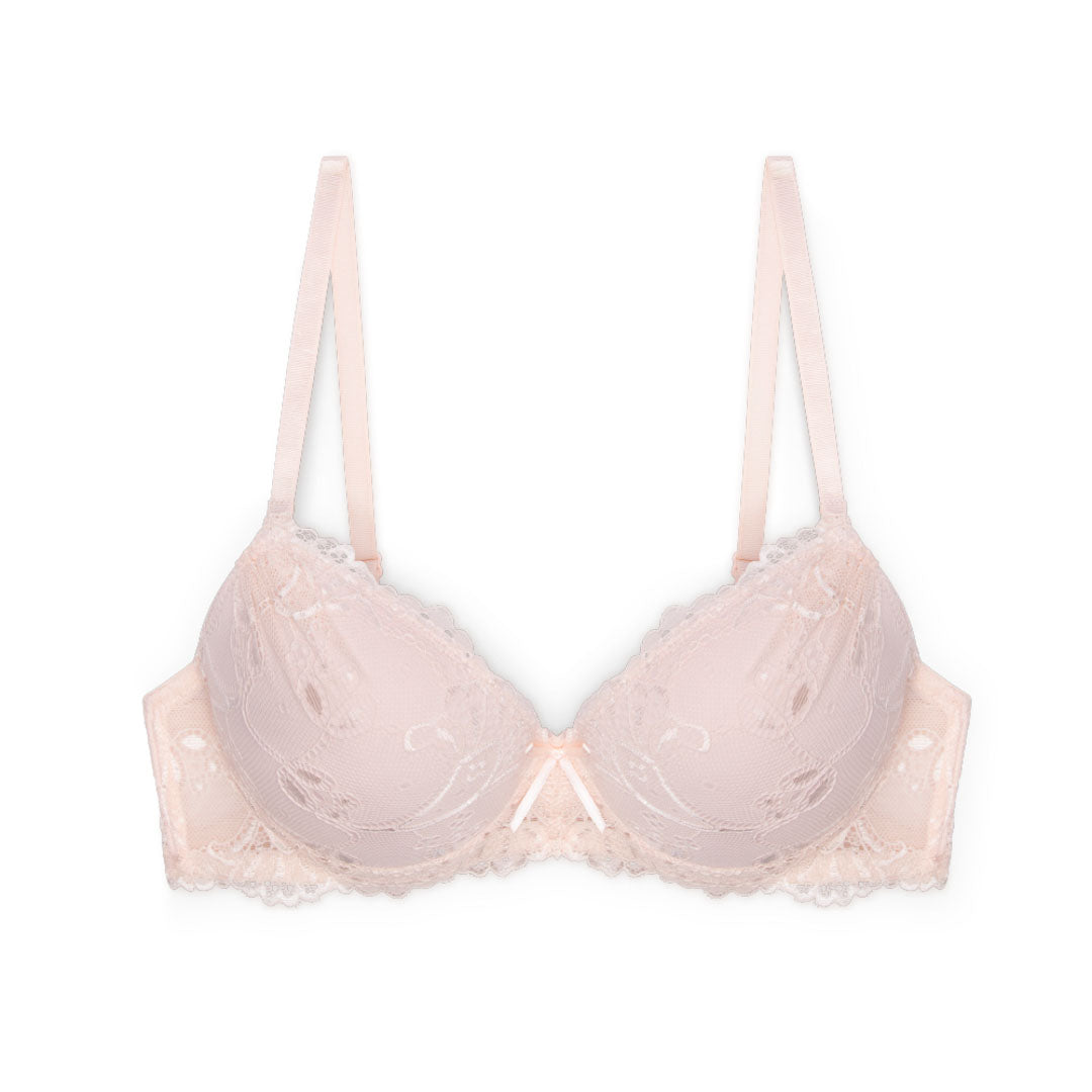 René Rofé Floral Lace Double Push Up Bra 3 Pack