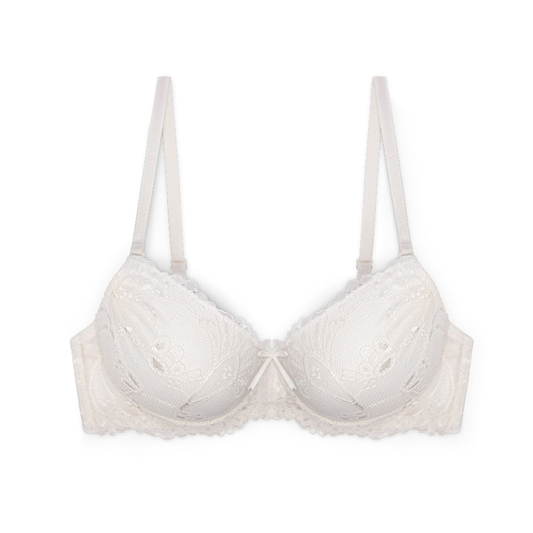 René Rofé Floral Lace Double Push Up Bra 3 Pack