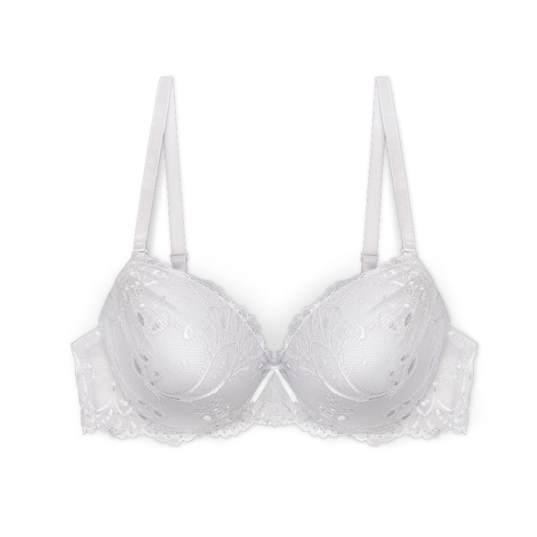 René Rofé Floral Lace Double Push Up Bra 3 Pack