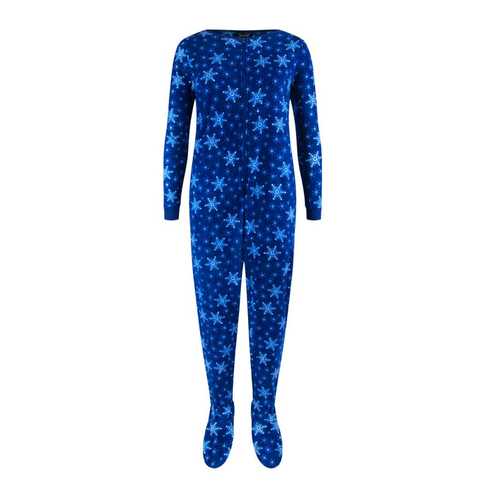 René Rofé Adult Microfleece Footed Onesie