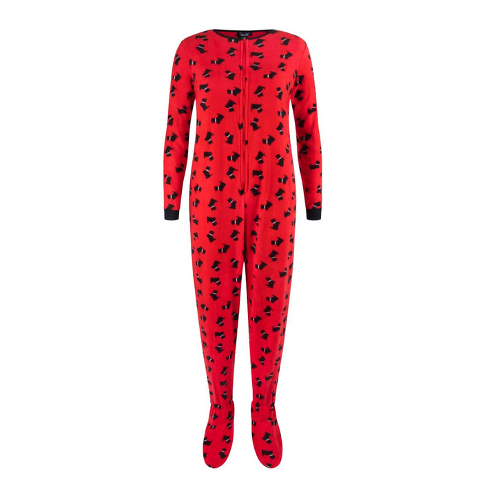 René Rofé Adult Microfleece Footed Onesie