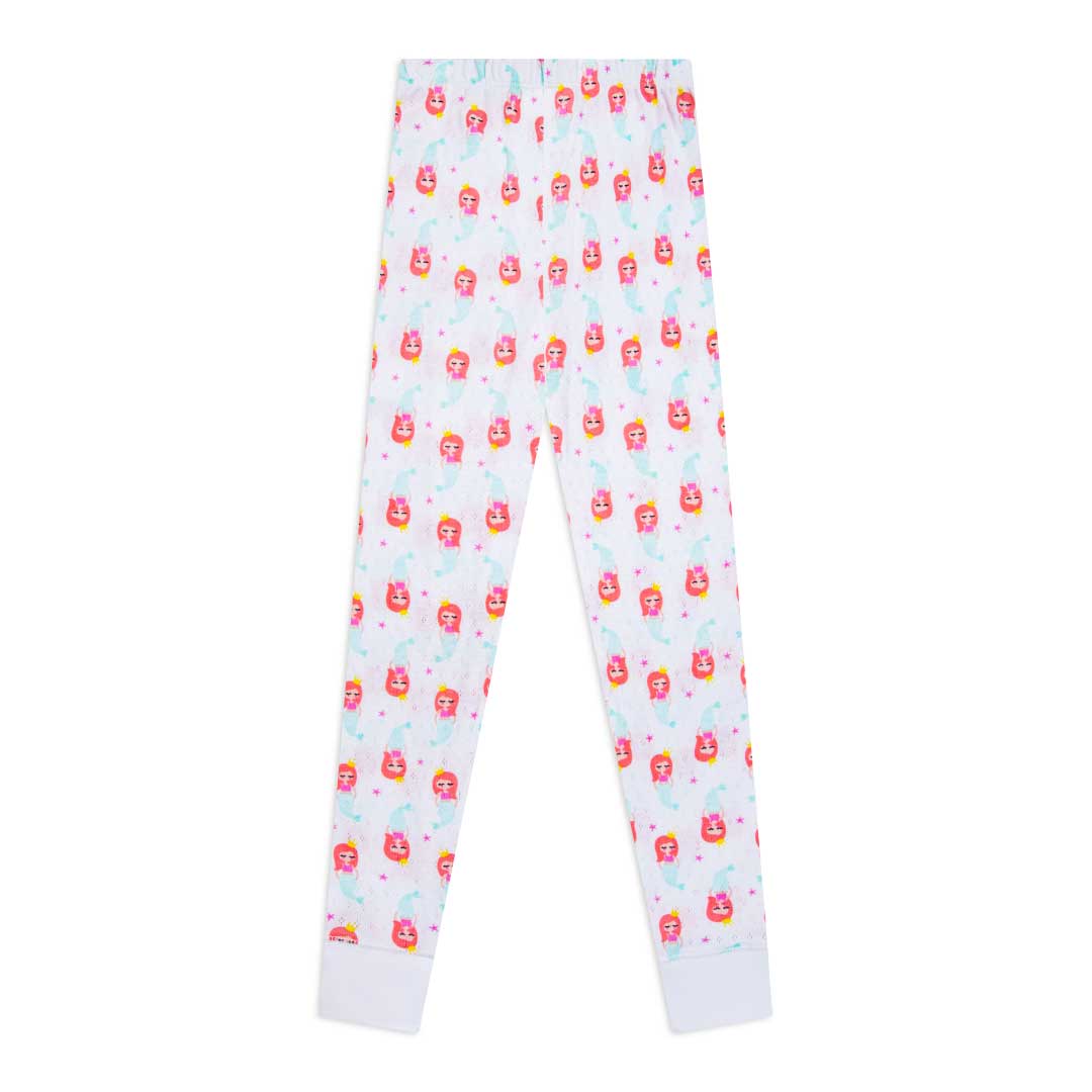René Rofé Girls Cotton Snug Fit Pajama Pant And Short Set