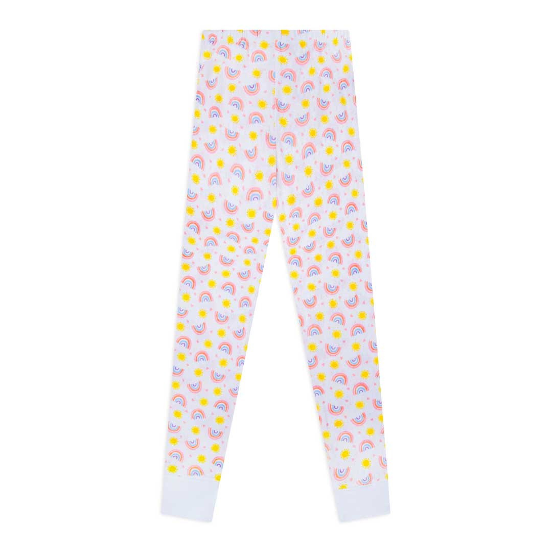René Rofé Girls Cotton Snug Fit Pajama Pant And Short Set