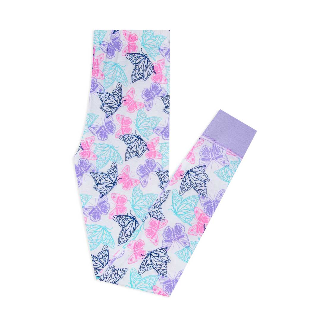 René Rofé Girls Snug Fit Cotton Pajama Pant And Short Set