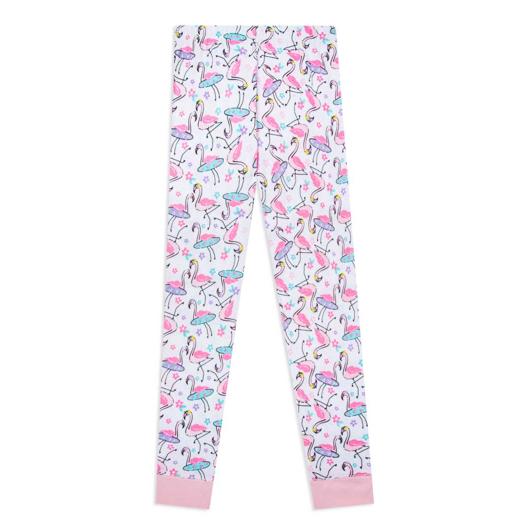 René Rofé Girls Snug Fit Cotton Pajama Pant And Short Set