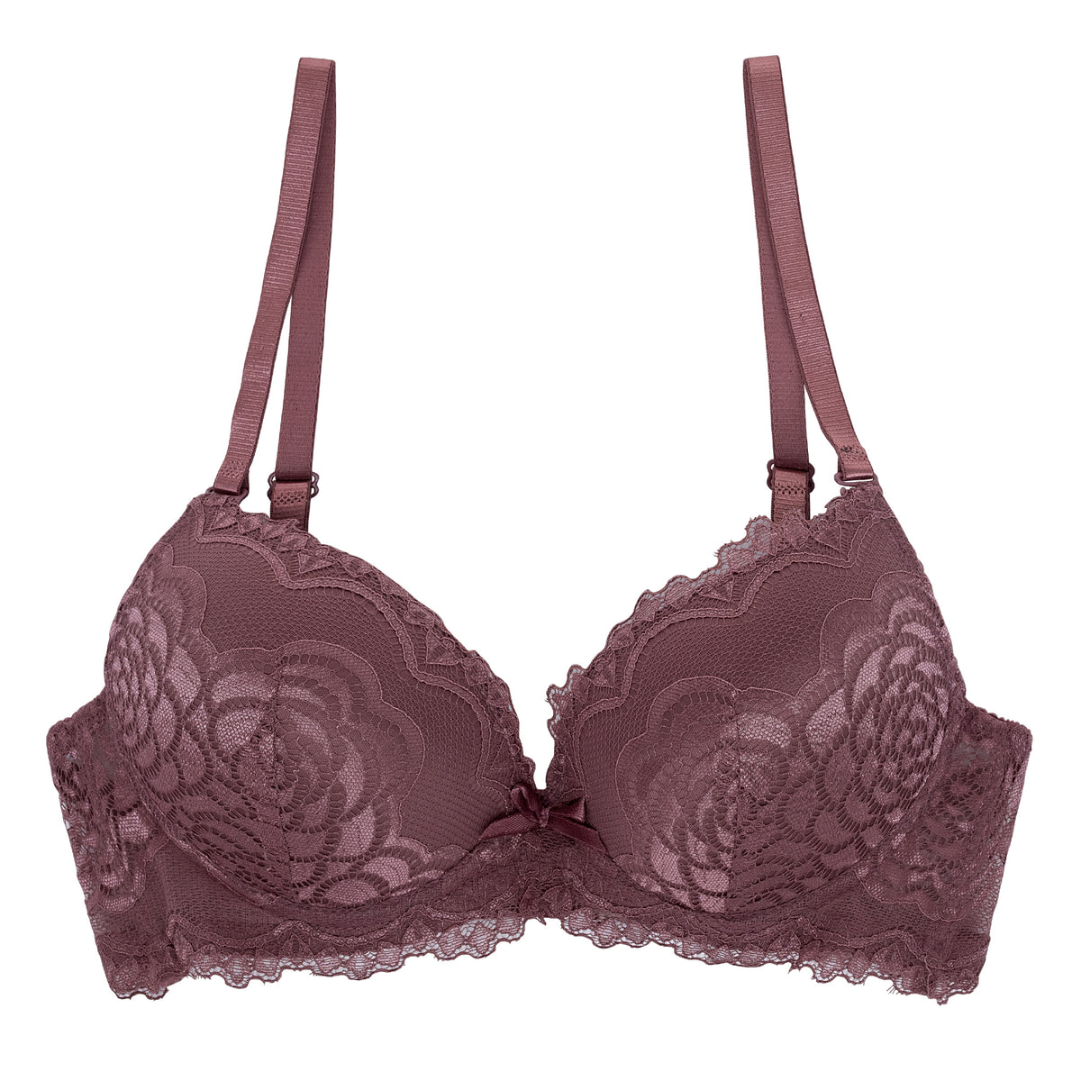 René Rofé Rene Rofe Lingerie 5 Pack Womens Floral Lace Light Push Up Bra