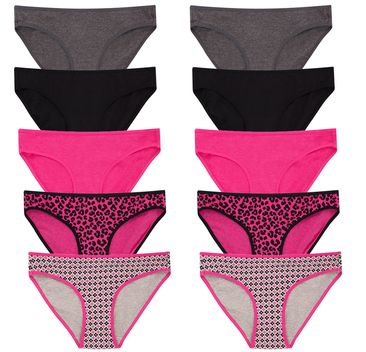 René Rofé 10 Pack Cotton Bikinis