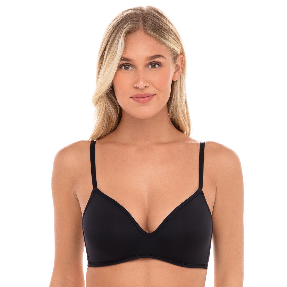 René Rofé Rene Rofe Lingerie Womens 4 Pack Soft Foam Wireless Wirefree T Shirt Bra