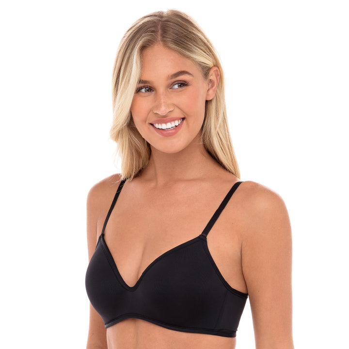 René Rofé Rene Rofe Lingerie Womens 4 Pack Soft Foam Wireless Wirefree T Shirt Bra