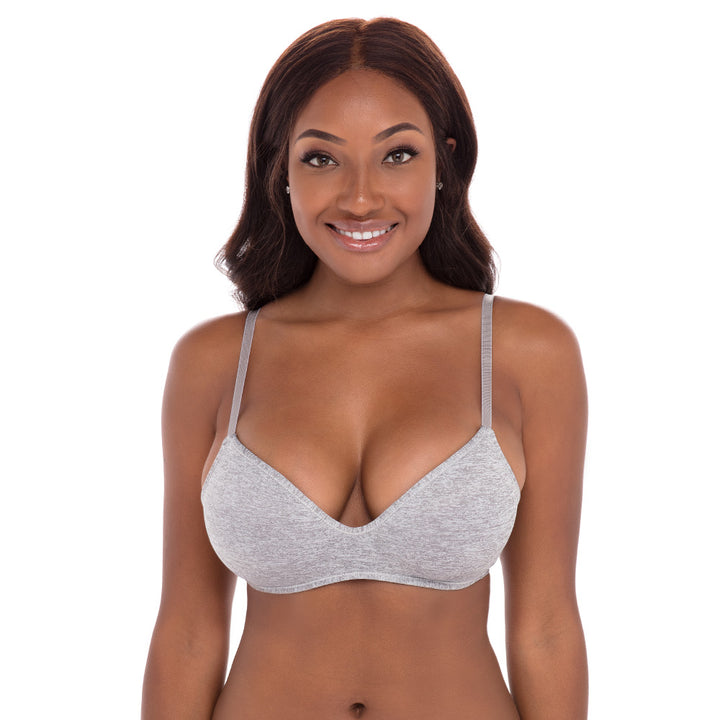 René Rofé Rene Rofe Lingerie Womens 4 Pack Soft Foam Wireless Wirefree T Shirt Bra