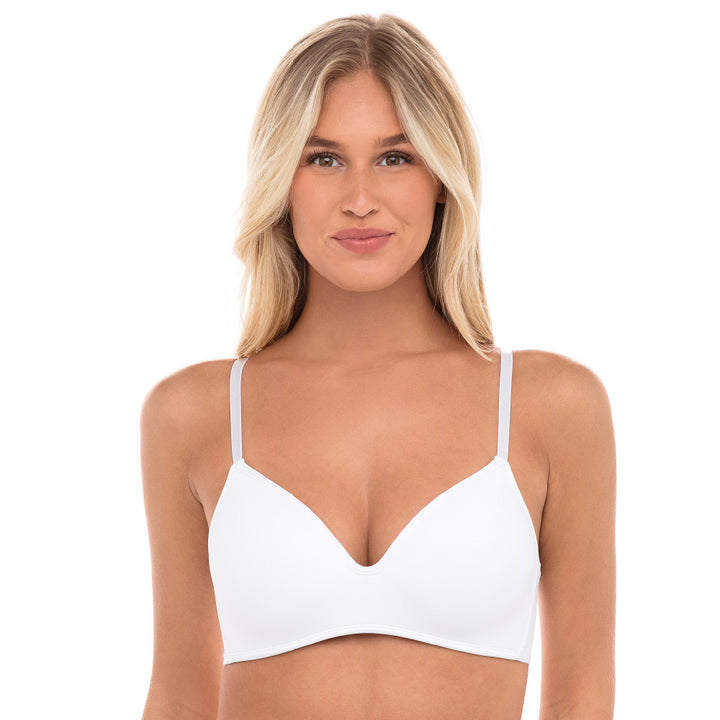 René Rofé Rene Rofe Lingerie Womens 4 Pack Soft Foam Wireless Wirefree T Shirt Bra