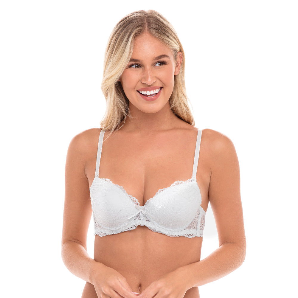 René Rofé Rene Rofe Lingerie 5 Pack Womens Full Cup Lace Push Up Bras