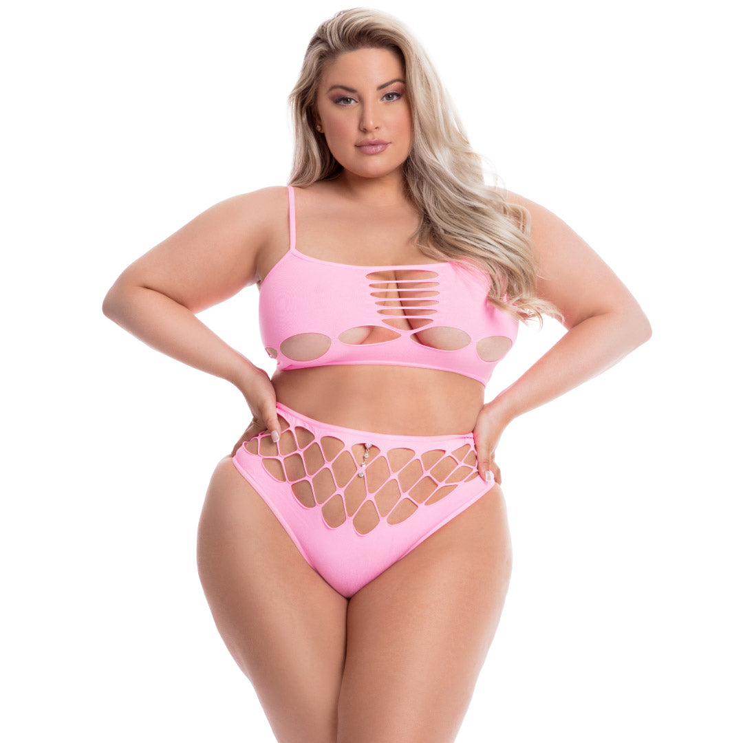 René Rofé Neon Dreams 2 Piece Bra Set