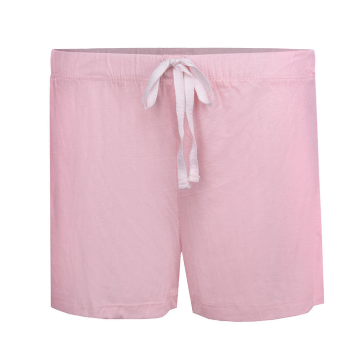 René Rofé Pillow Talk Pajama Shorts - 4 Pack in Black and Blue with Pink Floral