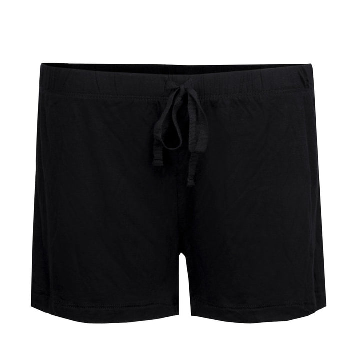 René Rofé Pillow Talk Pajama Shorts - 4 Pack in Black and Leopard Print