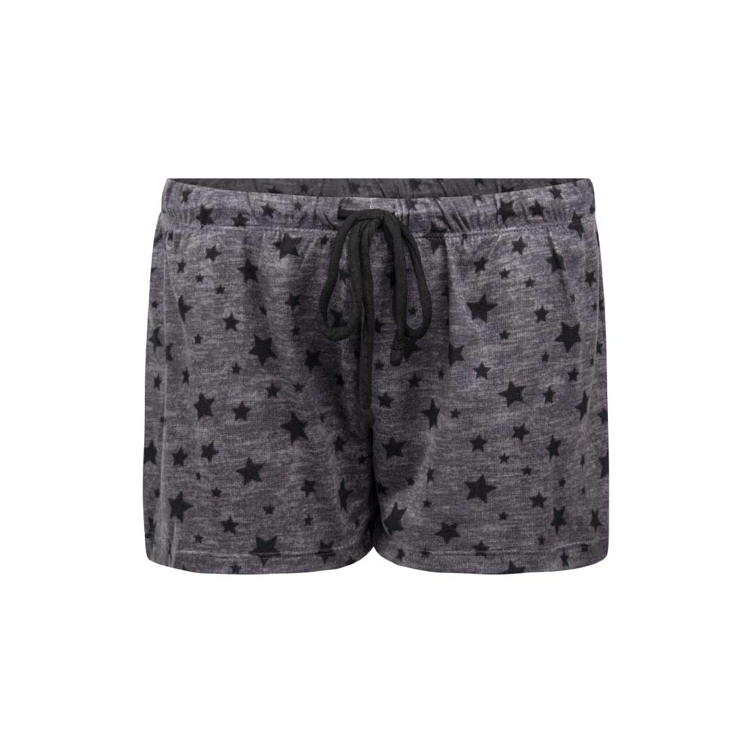 Black stars print shorts as a part of the René Rofé Pillow Talk Pajama Shorts - 4 Pack