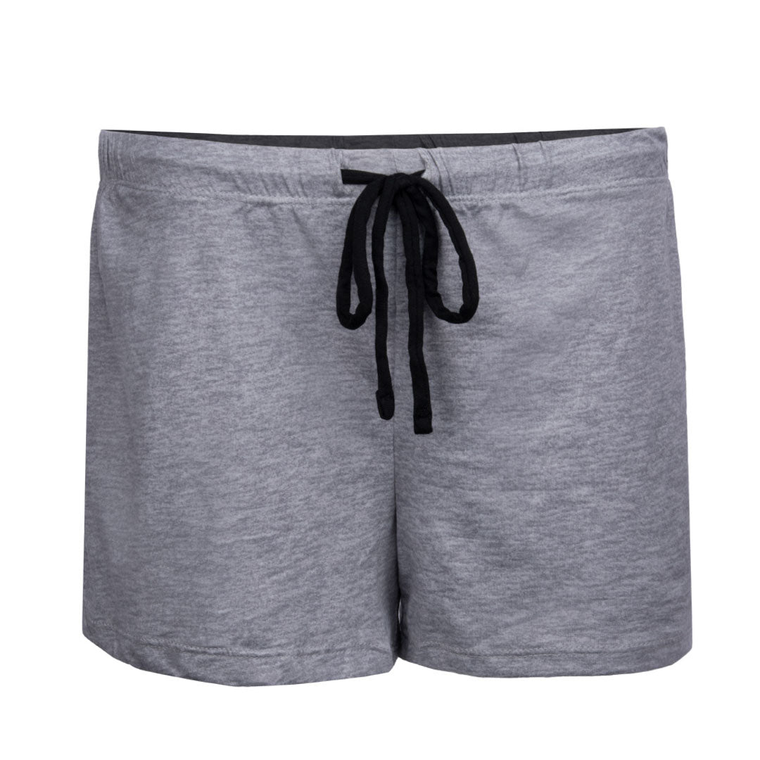 René Rofé Pillow Talk Pajama Shorts - 4 Pack in Grey with Black and Pink Tie Dye