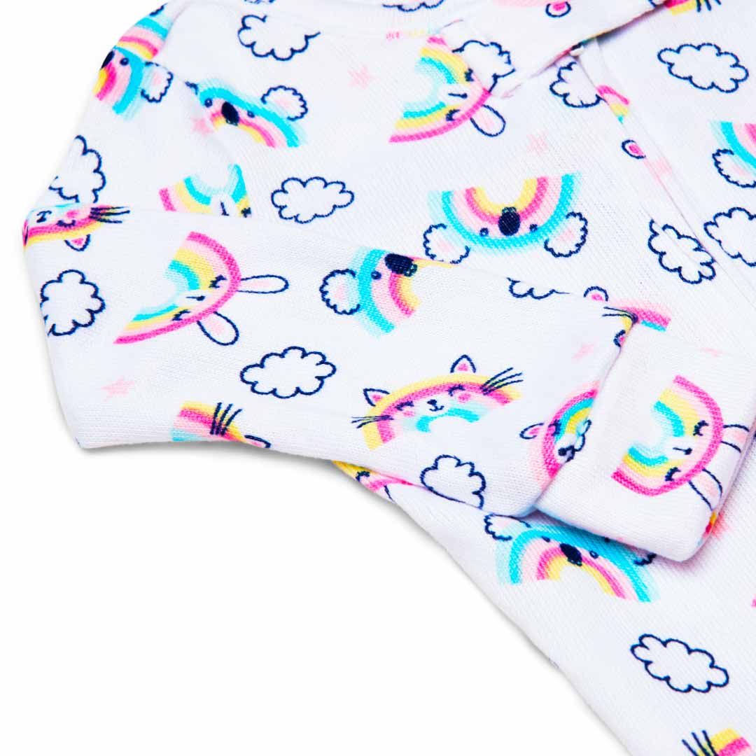 René Rofé Pointelle Blanket Sleeper For Kids Infant Girls