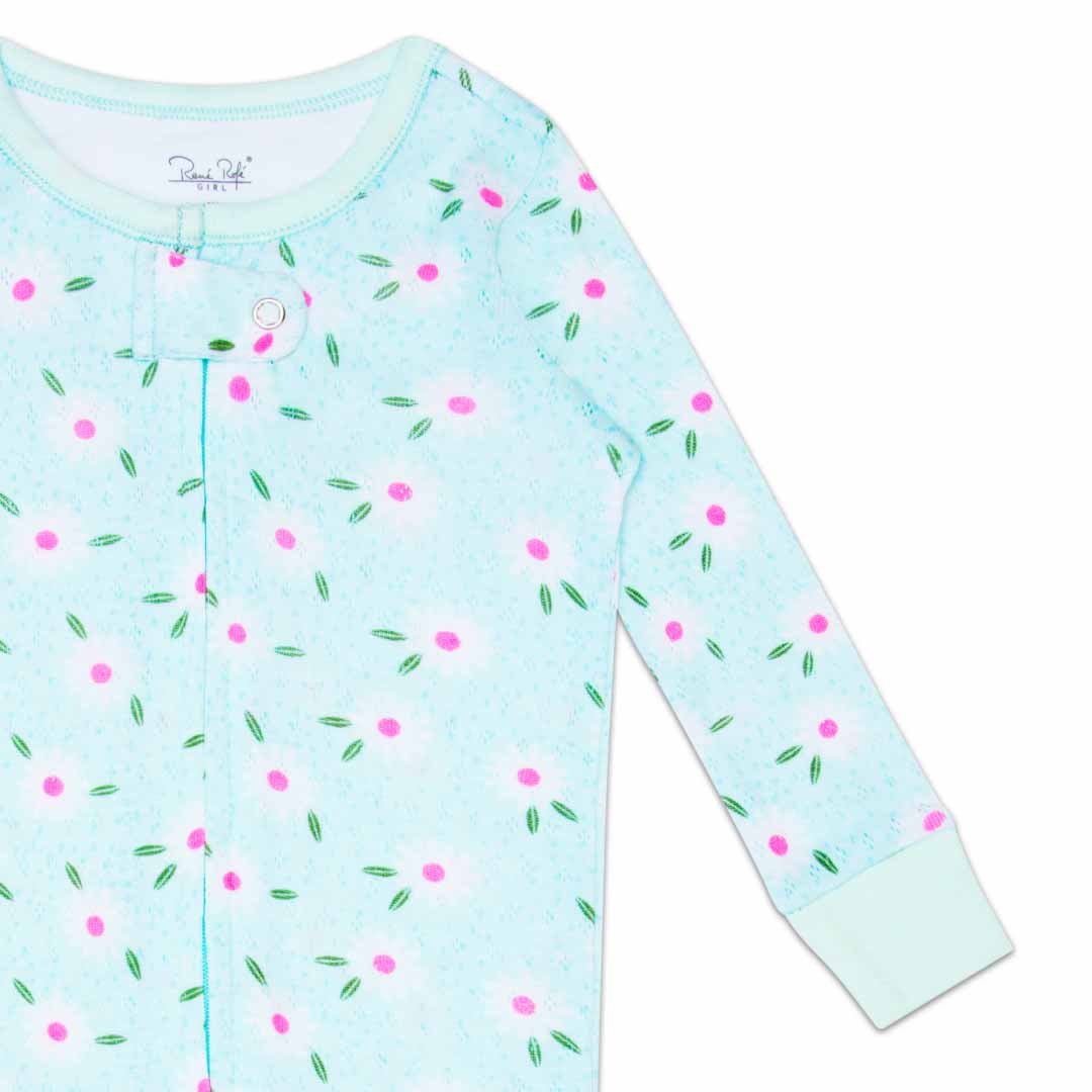 René Rofé Pointelle Blanket Sleeper For Kids Infant Girls