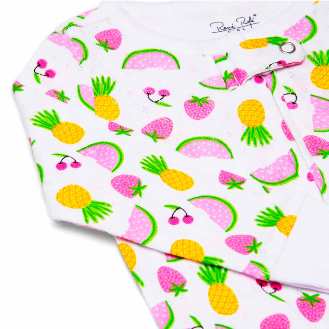 René Rofé Pointelle Blanket Sleeper For Kids Infant Girls