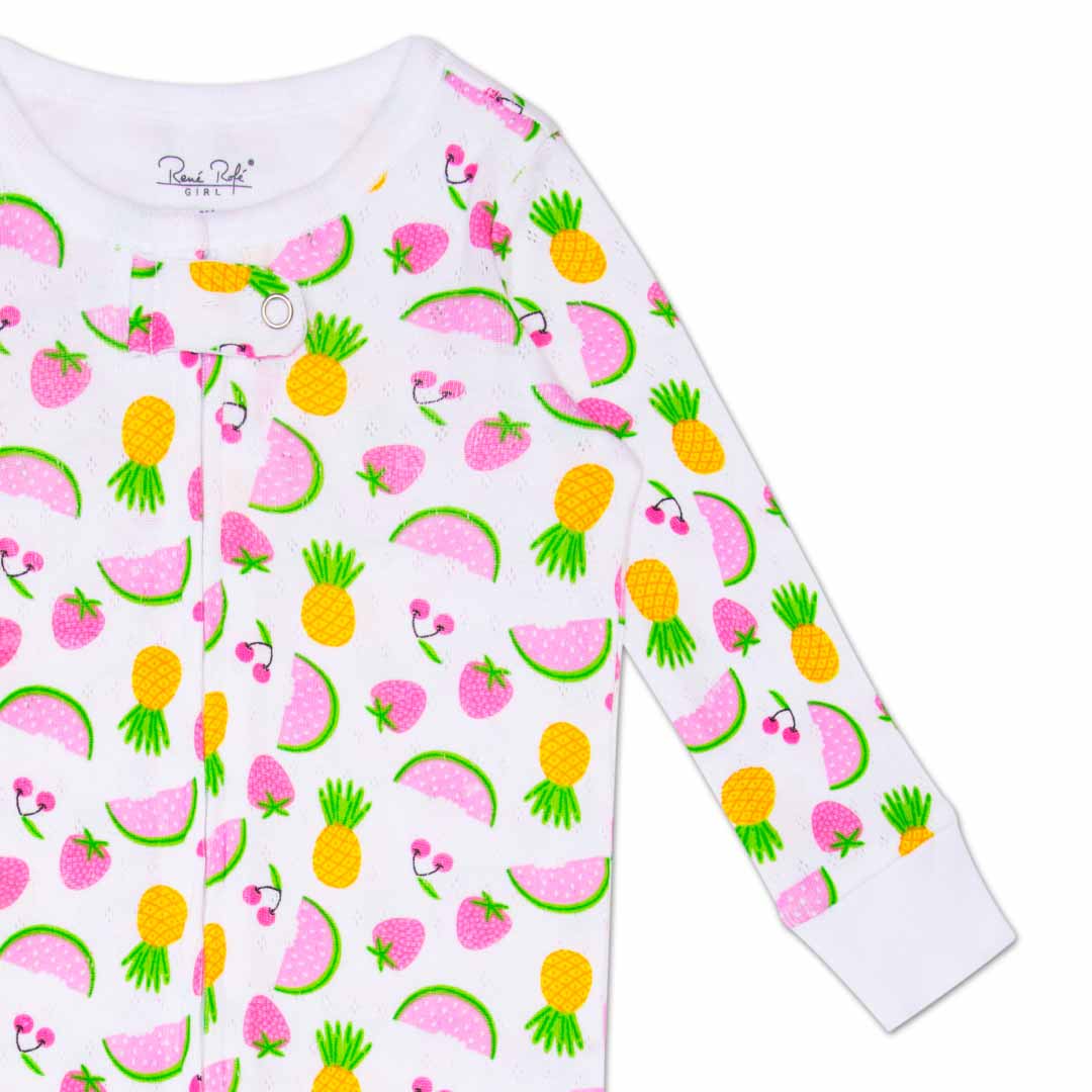 René Rofé Pointelle Blanket Sleeper For Kids Infant Girls