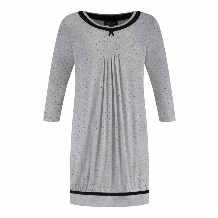 René Rofé Rayon Spandex Women's Nightshirt in Grey Black
