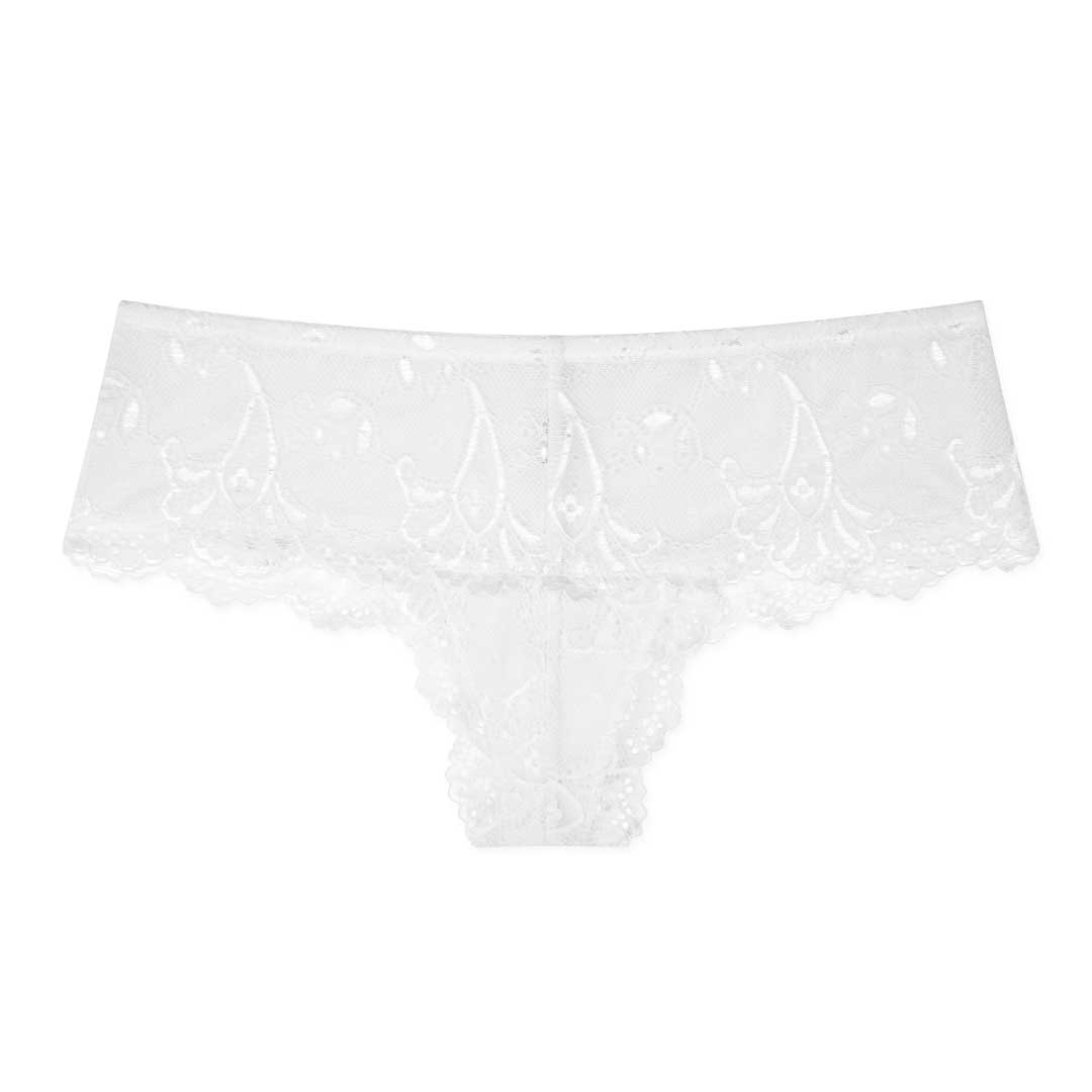 René Rofé Red Carpet Ready Lace Hipster in White