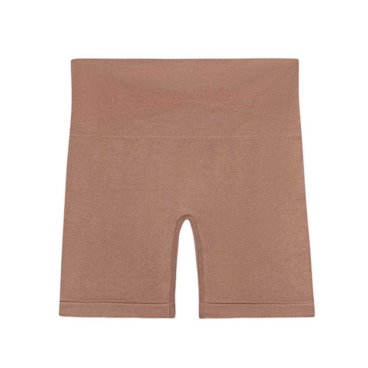 All Beige high waist shorts as part of the René Rofé Starter Shaper Kit Set