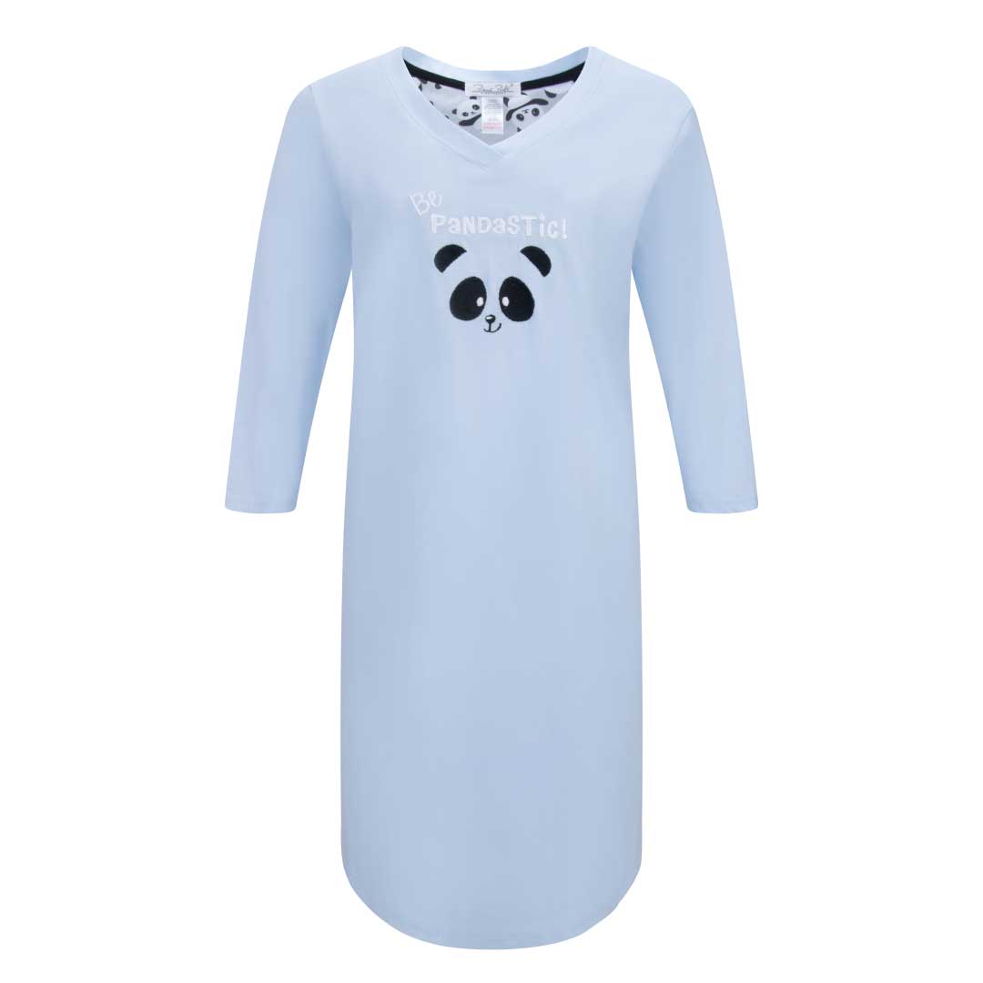 René Rofé Womens 3 4 Sleeve Cotton Nightshirt