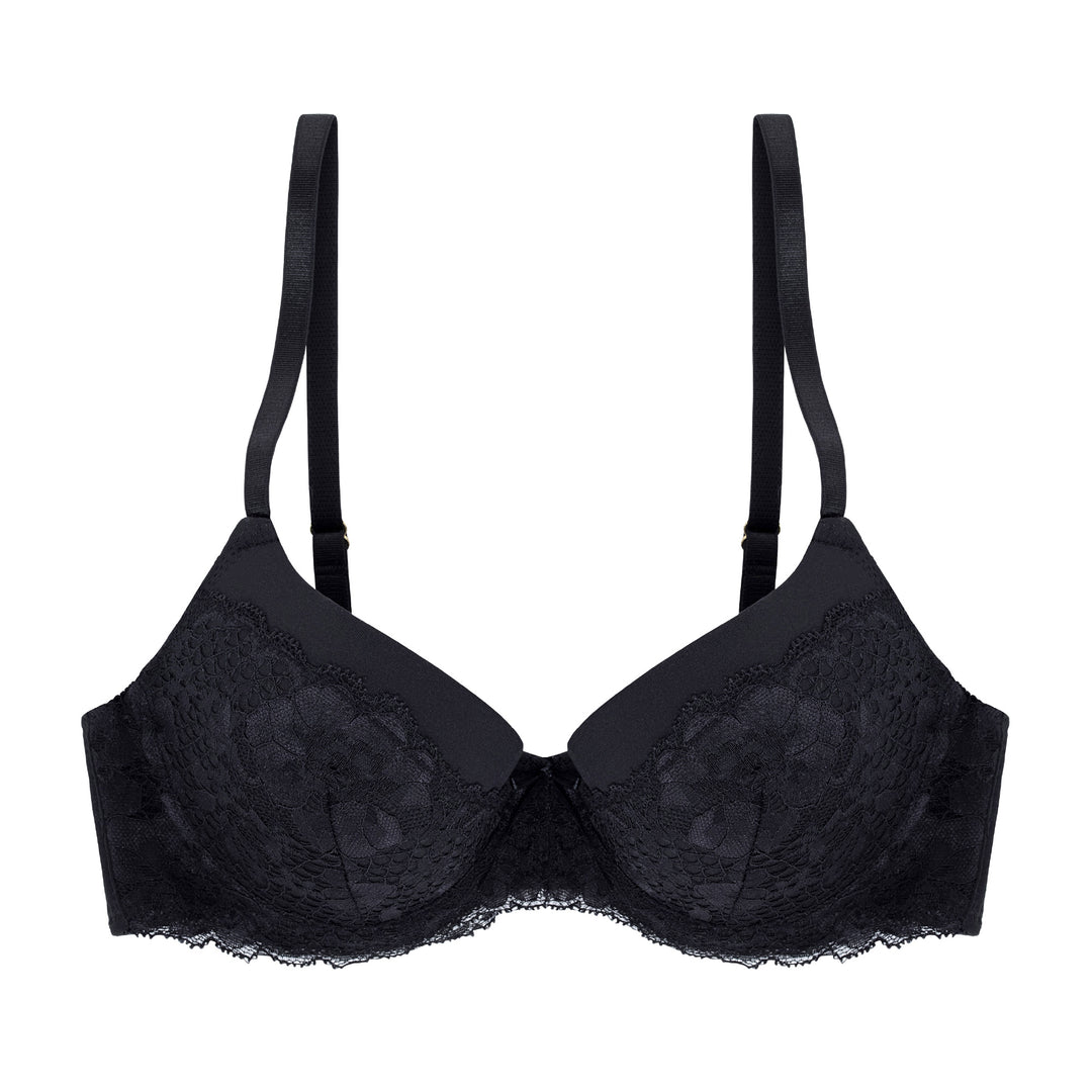 Sophie B Bra Size 38C Black Underwired Lightly Lined Adjustable Straps  Intimates